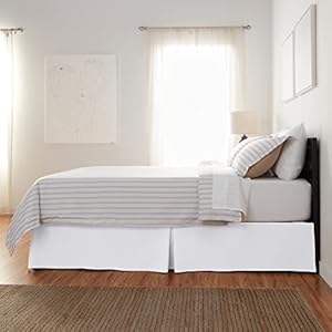 Amazonbasicslightweightpleatedbedskirtqueenbrightwhitesolid  Urban Country Home Decor Amazon basics lightweight pleated bed skirt queen bright white solid  urban country home decor