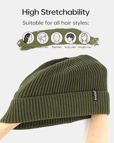Gorro XXL Beanie para Hombre, tejido cálido para invierno miniatura 3