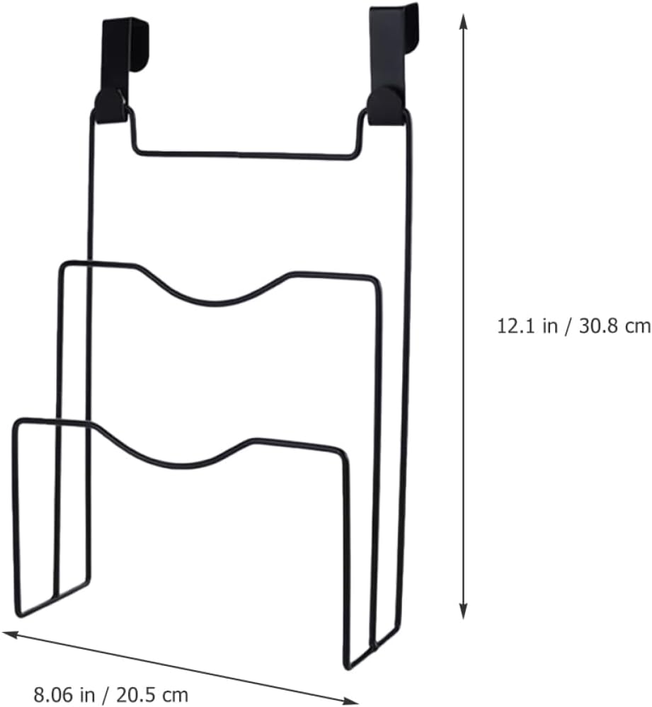 2pcs Cabinet Door Pot Lid Organizer Over Door Pan Lid Holder Rack for Kitchen Storage Convenient Storage for Pots and Pans