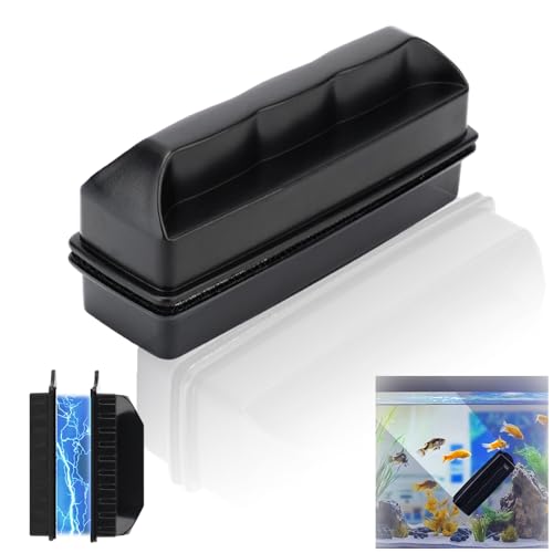 Aquarium Magnetic Fish Tank Glass Cleaner Magnetic Scrubber Clean Brush