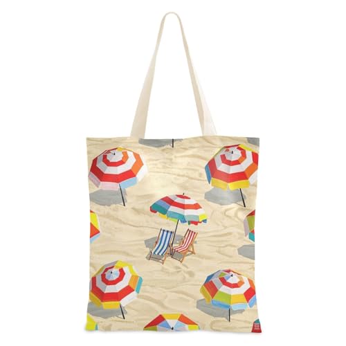 Summer Beach Loungers Cartoon Canvas laptop tote bag for women with handles Canvas Shopping Tote Bags Cloth Bags for Teachers Bolsa de lona