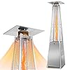 Outdoor patio propane space heater 48000 btu pyramid propane heater outdoor heater portable heater patio heater propane wwheels pph pyr  urban country home decor