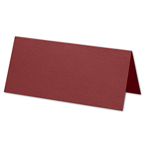Artoz Lot de 1001 Cartons marque-places 100 x 90 mm Lot de 50 rouge bordeaux