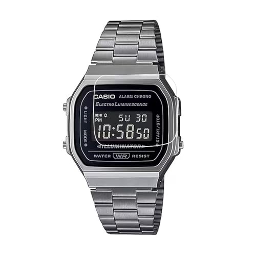 Zshion [3��] �Ή� Casio A168 �p �t���ی�t�B���� �����^ �����ߗ� �C�A�[�� ���˖h�~ �S�ʕی� �ȒP�ɓ\��܂� ��p�ی�t�B����