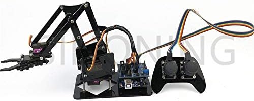 Vista 2 de Parte y accesorios 4DOF manipulador arduino brazo robótico mando a distancia ps2 mg90s SNAM1900