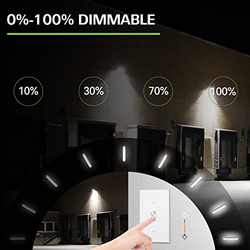 Hykolity 120W Led Wall Pack Light With Dusk-To-Dawn Sensor,16200Lm 5000K Daylight Commercial Security Lighting,750W Mh Equivalent, 100-277V, Waterproof Led Outdoor Wall Mount Light For Warehouses #TOP4