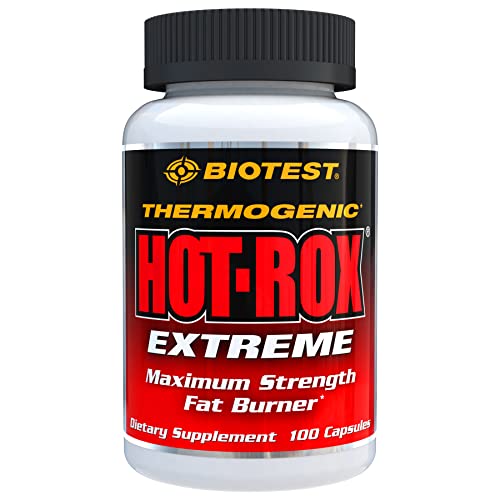 Biotest Hot-Rox Extreme Maximum Strength Fat Burner (50 Day Supply) - Natural Caffeine, Raspberry Ketone, Forskolin, Yohimbine HCl - 100 Capsules Biotest Hot-Rox Extreme Maximum Strength Fat Burner (50 Day Supply) - Natural Caffeine, Raspberry Ketone, Forskolin, Yohimbine HCl - 100 Capsules