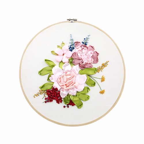 Image of Gogobear Handmade DIY Embroidery Kit 3D Adult Beginner's Kit for Home Wall Decor