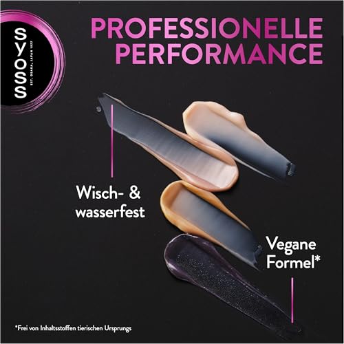 Syoss Augenbrauen Kit Augenbrauenfarbe 5-1 Hellbraun Stufe 3 (17 ml), Augenbrauen färben für einen natürlichen Look und ein langanhaltendes Ergebnis