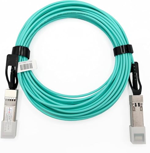Elfcam - 0.5m OM3 SFP+ ���� SFP+ �ւ̌��t�@�C�o�[�P�[�u�� AOC 10Gbit/s�ASFP-10G-AOC �݊�