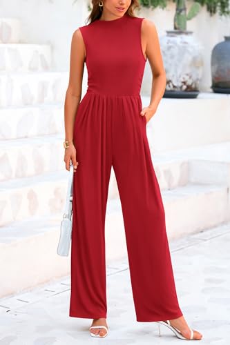 Image of PRETTYGARDEN Women's Summer Dressy Casual Jumpsuits