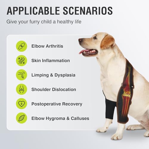 Image of Dog Elbow Brace for Small Dogs, Shoulder Support & Easy Movement