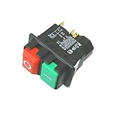  ATIKA Ersatzteil  Ein-/Aus Schalter 230V für Betonmischer BM/Comet/Dynamic/Expert/Mix/M/Format/Profi/SX/Gartenhäcksler GHD 2800 / ALA 2800