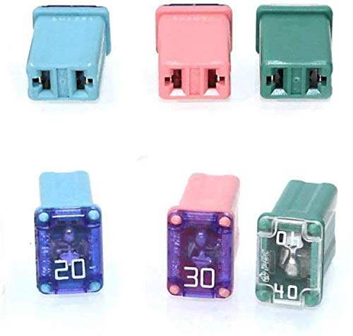 20 Pc Automotive Mcase Mini Box Shaped Cartridge Fuse Kit For Cars, Trucks, And Suvs #TOP1