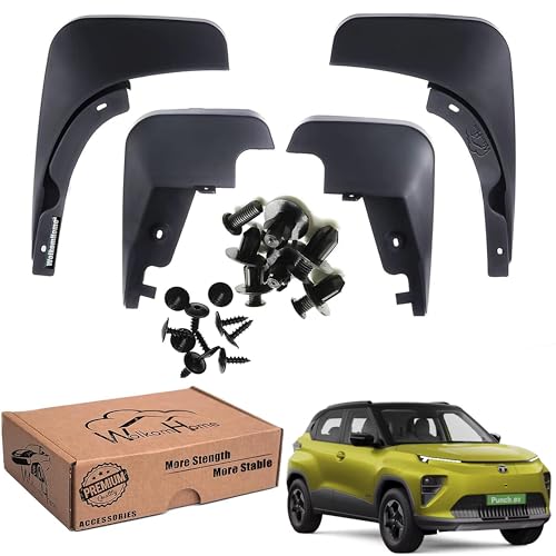 Image of WolkomHome Mud Flap Compatible with Punch EV 2026 - Durable Splash Guards for Car Exterior Protection