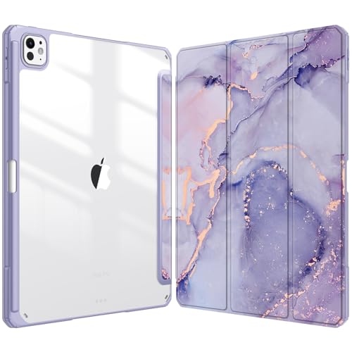 Supporta perfettamente la ricarica magnetica e wireless di Apple Pencil Pro quando la custodia è accesa. La cover anteriore ripiegabile in tre ha la possibilità di ribaltarsi per trasformare la custodia dell'iPad Pro 11 Pollici 2024 in un supporto per la visualizzazione e un supporto per tastiera.