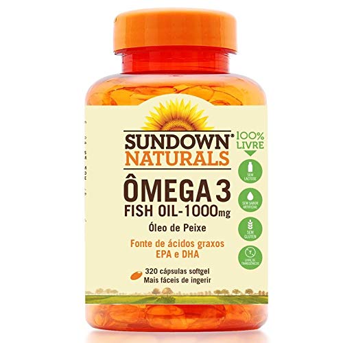 Fish Oil Óleo de Peixe 1000mg Sundown 320 cápsulas