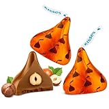 HershyKis Hazelnut | Healthy Chocolate Treats, Great for Wedding, Easter, Halloween, Movies | Individually Wrapped, 2 Pounds (Hazelnut)
