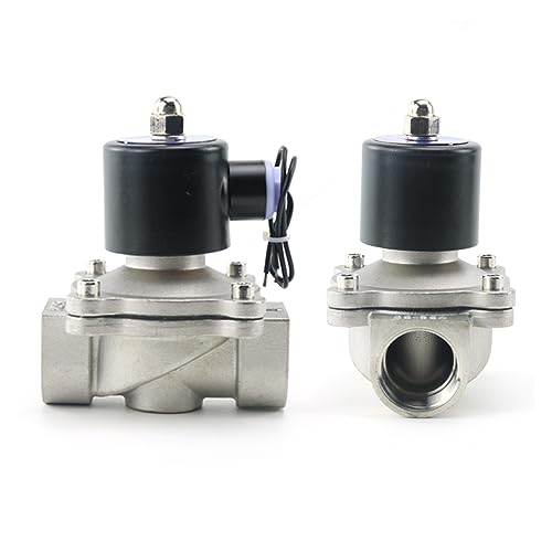Électrovanne normalement fermée DN15 DC24V en acier inoxydable pour eau