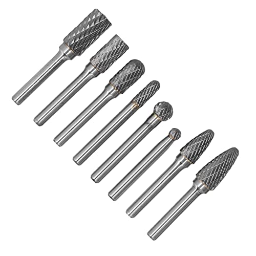 Juego de 8 fresas de carburo para torno, 6 mm miniatura 6