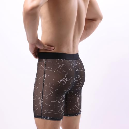 Evankin Mens Valentines Boxer Briefs, Funny Novelty Underwear, Long Leg Breathable Trunks Lingerie Underpants Shorts4