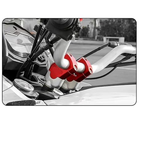 Code rehaussement guidon moto en alliage d'aluminium CNC robuste
