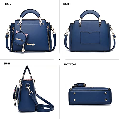 Image of Xiaoyu Fashion Purses and Handbags for Women Ladies Crossbody Bags Top Handle Satchel Shoulder Bags Small Totes