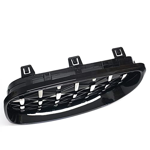 Grilles rein diamant noir brillant pour BMW Série 1 E81 E87 E82 E88