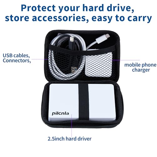 Image of Ultra Slim Portable External Hard Drive with Carrying Case,1TB USB3.0 HDD Storage for Xbox One X /S, Xbox 360, PS4, PC, Desktop, Laptop, MacBook, Chromebook