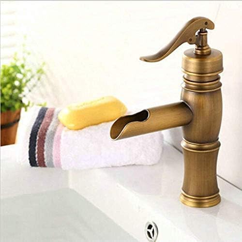 Kitchen Taps Kitchen Tap Faucet Bathroom Sink Mixer Taps Antique Brass Finished Hot & Cold Mixer Taps Deck Mounted Faucet