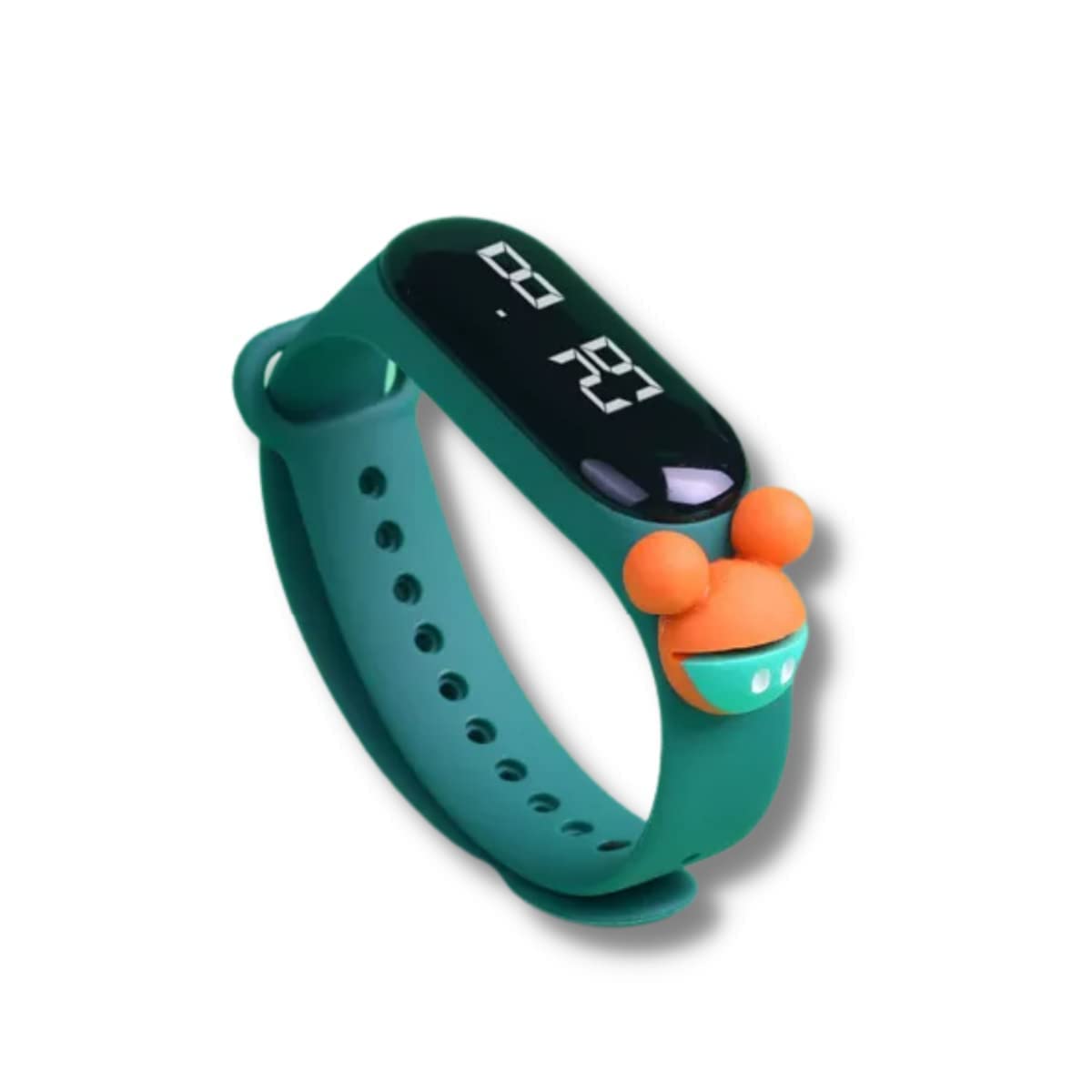 Titox Creative Design Color Band with Cartoon Latest Collection Touch Button Watch for Creative Touch Kids Boys and Girls Digital Watch - (Green) (Cartoon May Vary) (Removable Silicon Strap) (B09MVYFPSY) Amazon Price History, Amazon Price Tracker