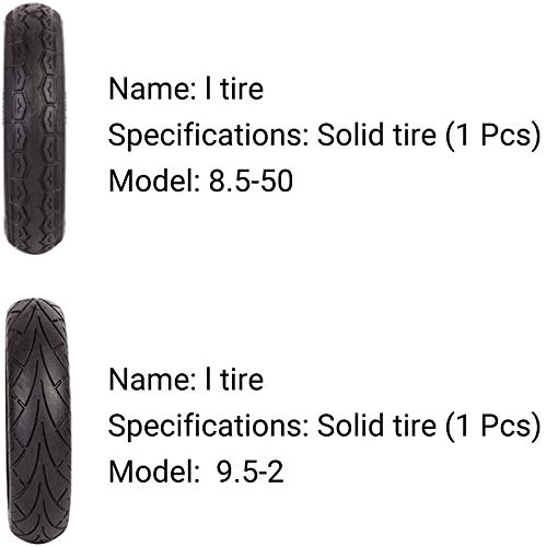 Elektrische scooterbanden, 8.5x50 explosieveilige vaste banden, antislip-punctiebestendig, eenvoudig te installeren… - Image 3