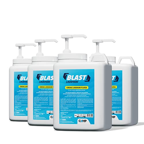 POTENTE AZIONE DETERGENTE E SGRASSANTE: Grazie al suo elevato potere detergente, Blast rimuove facilmente grasso, olio, idrocarburi, grafite, ruggine e anche vernice e silicone. È ideale per meccanici, carrozzieri, idraulici e altre professioni che richiedono una pulizia profonda delle mani