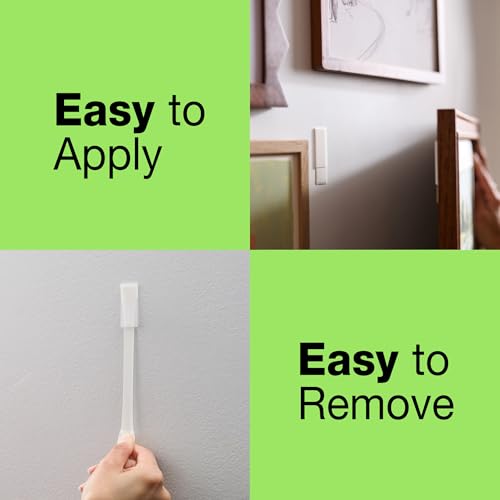 Image of FrogTape reMOVEables Medium Picture Hanging Strips, 72 Pairs- 12lbs per 4 Pairs, Damage-Free Removeable Adhesive Wall Strips Picture Hangers for Mounting Frames, Canvas, Home Decor White (144 Pieces)
