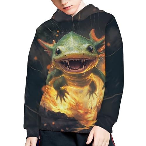 Kids Hoodies for Boys 6-16Y Comfort Hooded Sweatshirts with Kangaroo Pocket Long Sleeve Athletic Tops