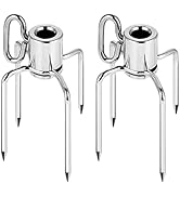 APROMISE Rotisserie Forks - Heavy Duty & Thicker Rotisserie Meat Forks (2 Pieces) | Fit for 1/2-I...