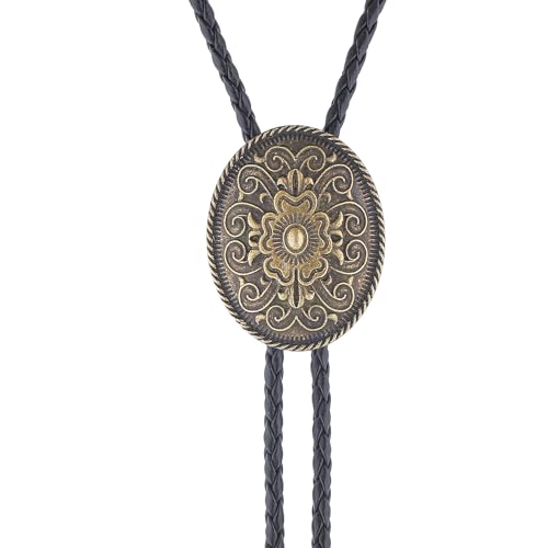 Image of Jeilwiy Bolo Tie for Men, Western Bolero Tie Cowboy Ties Native American Cowgirl Bolo Tie Accessories for Men Women