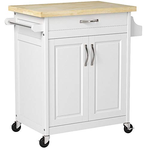 Dorel Living Kitchen Island, White
