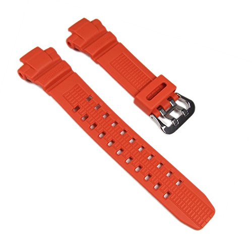 Bracelet Casio original 10370830 montre GW-3000M-4A résine orange rechange
