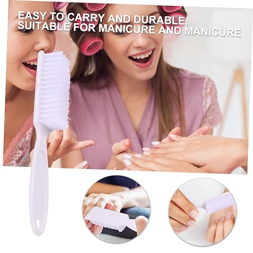 Beavorty 6 Pçs Escova De Unhas Escova De Limpeza De Unhas Escova De Limpeza De Plástico Escovas De M