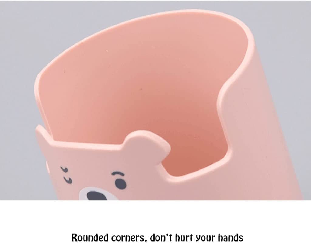 Portapenne Simpatico portapenne, Porta pennelli da Trucco in plastica Resistente Multifunzione, portamatite di Grande capacità per Aula e Ufficio Portamatite