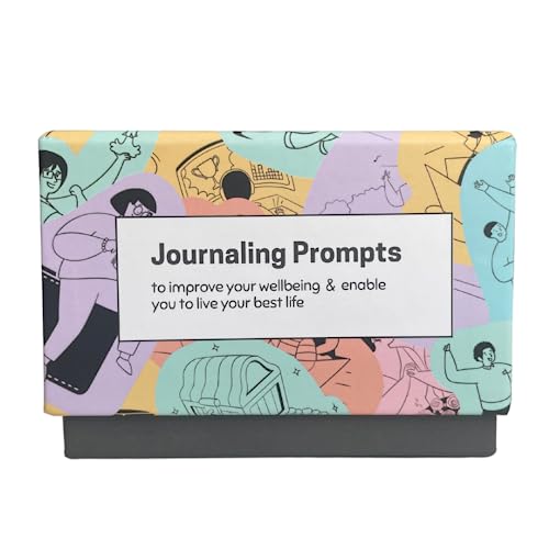 Journalive! 120 Journal Prompts Cards - Inspirational & Creative Writing