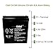 Casil CA-1240 12V 4AH Fire and Security Alarm Battery Lead Acid Home Alarm Battery Pack Replaces 4Ah ADI Ademco 467, Security System Battery Replacement 12 Volt 4 Amp Home Security Battery