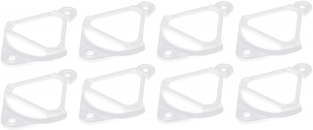 Replacement Part for WH16X513 General Drain Hose Clip 8 Pack Multi-Purpose Appliance Repair Replacement Part Performance Restoration Maintenance Component KL0096