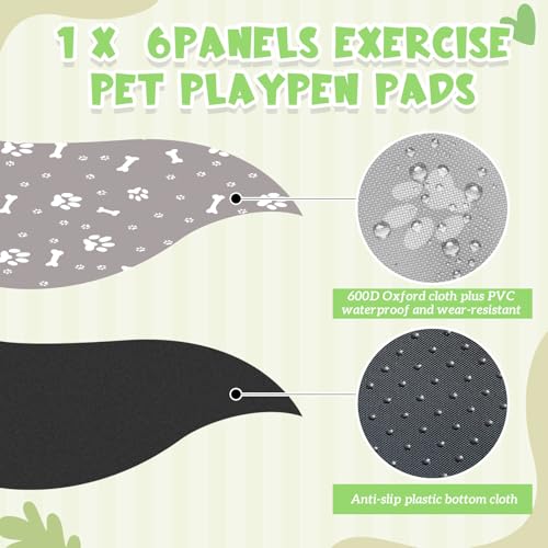 Tapis de fond pour parc pour chien Marsui lavable et réutilisable 61cm - 8