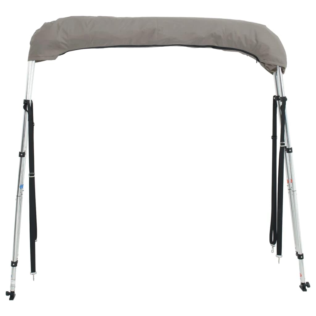 Toit bimini à 3 arceaux parois latérales 183x(170 182)x137 cm