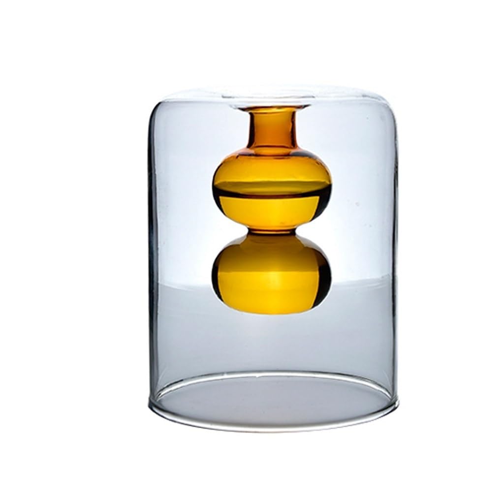 flower vase Simple Creative Glass Vase Hydroponic Flower Modern Home Decoration Dining Table Coffee Ornament