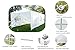 MCombo Exacme 10x30 Feet Outdoor Canopy Tent Wedding Party Waterproof Gazebo Pavilion with Removable Sidewalls 6053 (10‘x30’-8pc / White)