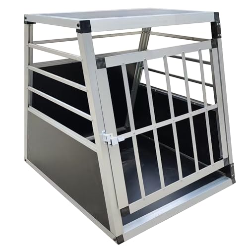 Hundebox Auto, 60x70x67.5cm Hundetransportbox Aluminium für Hunde Katzen, Groß Hundebox mit Sicherheitsverschluss, leicht und stabil (60x70x67.5cm) Hundebox Auto, 60x70x67.5cm Hundetransportbox Aluminium für Hunde Katzen, Groß Hundebox mit Sicherheitsverschluss, leicht und stabil (60x70x67.5cm)