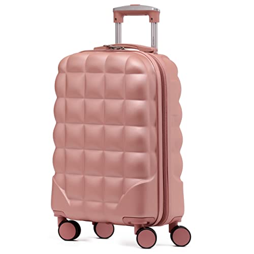 Flight Knight Bubble Suitcase Ryanair easyJet Jet2 Approved 8 Wheel Hardcase Suitcases Cabin or Medium & Large Check-in Sizes